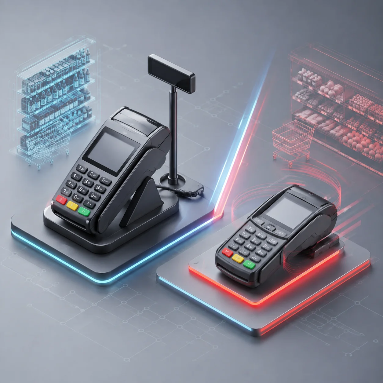 بهترین کارتخوان برای سوپرمارکت: سیار یا ثابت؟ (کدام مناسب‌تر است؟)